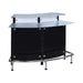 Keystone Glass Top Bar Unit Black - Orbit Furniture (Richmond,BC)