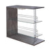 Prescott Rectangular 2-shelf Bar Unit Grey - Orbit Furniture (Richmond,BC)