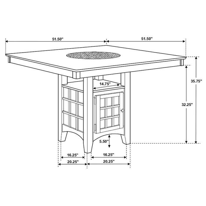 Gabriel Counter Height Dining Sets - Orbit Furniture (Richmond,BC)