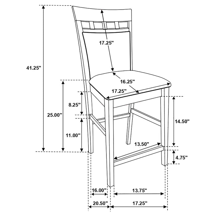 Gabriel Counter Height Dining Sets - Orbit Furniture (Richmond,BC)