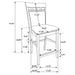 Gabriel Counter Height Dining Sets - Orbit Furniture (Richmond,BC)