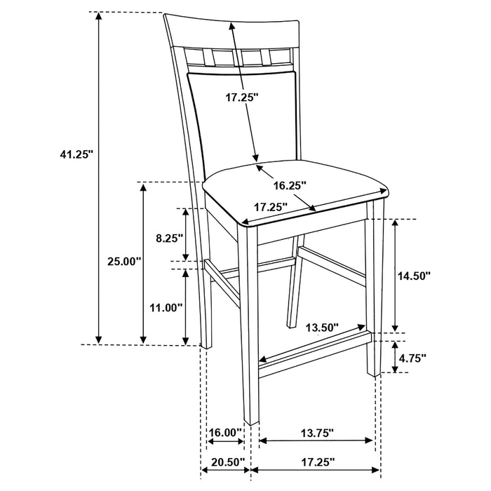 Gabriel Counter Height Dining Sets - Orbit Furniture (Richmond,BC)