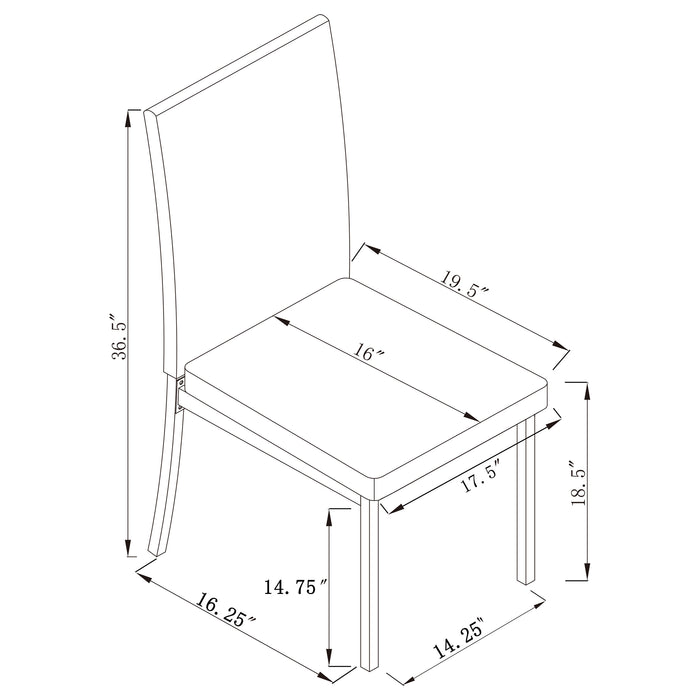 Garza 5 Pc Dining Sets - Orbit Furniture (Richmond,BC)