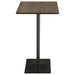Cavalier 3-piece Square Bar Table Set Dark Elm and Black - Orbit Furniture (Richmond,BC)