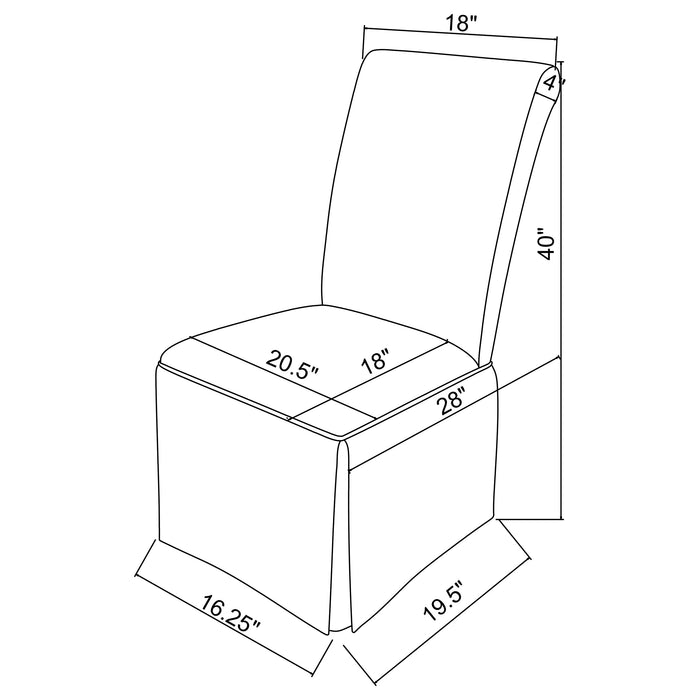 Shawna Side Chair - Orbit Furniture (Richmond,BC)