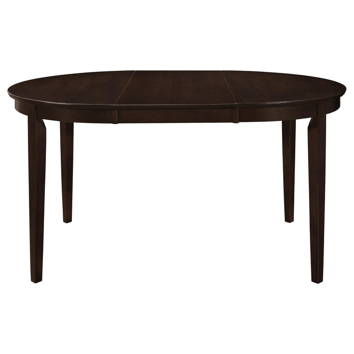 Gabriel 5-piece Extension Leaf Dining Table Set Cappuccino - Orbit Furniture (Richmond,BC)
