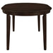 Gabriel 5-piece Extension Leaf Dining Table Set Cappuccino - Orbit Furniture (Richmond,BC)
