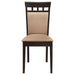 Gabriel 5-piece Extension Leaf Dining Table Set Cappuccino - Orbit Furniture (Richmond,BC)