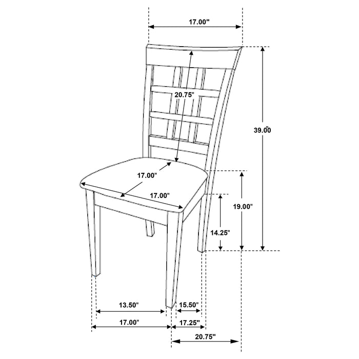 Gabriel 5 Pc Dining Set - Orbit Furniture (Richmond,BC)