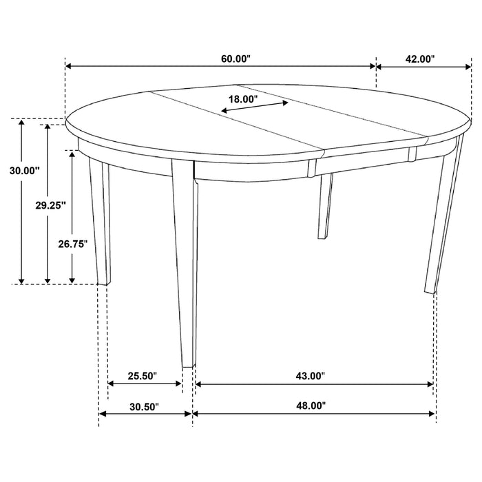 Gabriel 7 Pc Dining Set - Orbit Furniture (Richmond,BC)