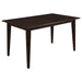 Gabriel 5-piece Rectangular 59-inch Closed Back Dining Set Cappuccino - Orbit Furniture (Richmond,BC)