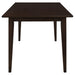 Gabriel 5-piece Rectangular 59-inch Closed Back Dining Set Cappuccino - Orbit Furniture (Richmond,BC)