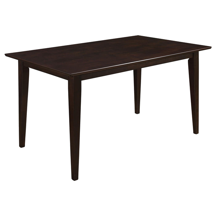Gabriel 5-piece Rectangular 59-inch Dining Set Cappuccino - Orbit Furniture (Richmond,BC)