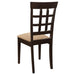 Gabriel 5-piece Rectangular 59-inch Dining Set Cappuccino - Orbit Furniture (Richmond,BC)