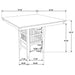 Jaden 5 Pc Counter Height Dining Sets - Orbit Furniture (Richmond,BC)