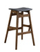 Finnick Tapered Legs Bar Stools Dark Grey and Walnut (Set of 2) - Orbit Furniture (Richmond,BC)