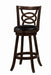 Calecita Swivel Bar Stools with Upholstered Seat Cappuccino (Set of 2) - Orbit Furniture (Richmond,BC)