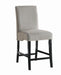 Stanton Upholstered Counter Height Chairs Grey and Black (Set of 2) - Orbit Furniture (Richmond,BC)