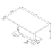 Anges 5 Pc Dining Sets - Orbit Furniture (Richmond,BC)