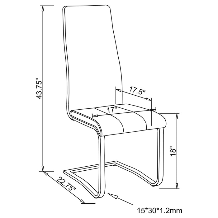 Anges 5 Pc Dining Sets - Orbit Furniture (Richmond,BC)