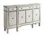 Aconitum 4-door Wine Cabinet Clear Mirror - Orbit Furniture (Richmond,BC)