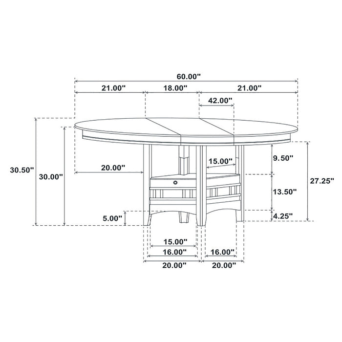 Lavon 5 Pc Dining Sets - Orbit Furniture (Richmond,BC)
