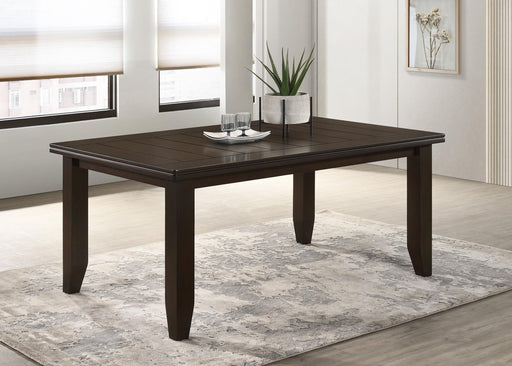 Dalila Rectangular Dining Table Cappuccino - Orbit Furniture (Richmond,BC)
