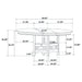 Lavon 5 Pc Counter Height Dining Sets - Orbit Furniture (Richmond,BC)