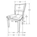 Sharon 5 Pc Dining Sets Gray - Orbit Furniture (Richmond,BC)