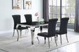 Carone 5 Pc Dining Sets Black - Orbit Furniture (Richmond,BC)