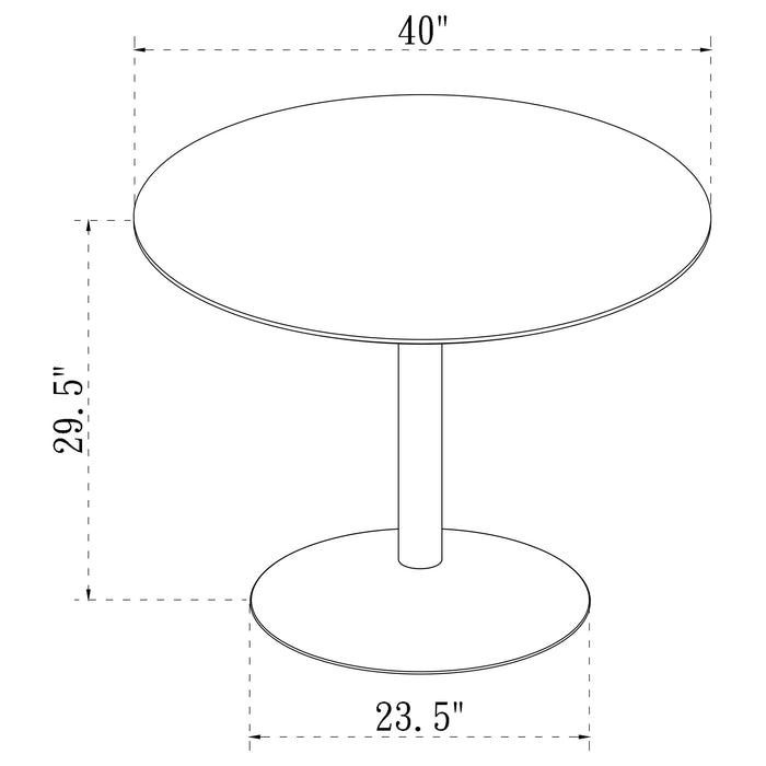 Lowry 5 Pc Dining Set - Orbit Furniture (Richmond,BC)