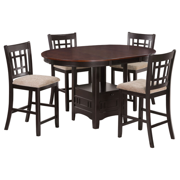 Lavon 5 Pc Counter Height Dining Sets - Orbit Furniture (Richmond,BC)