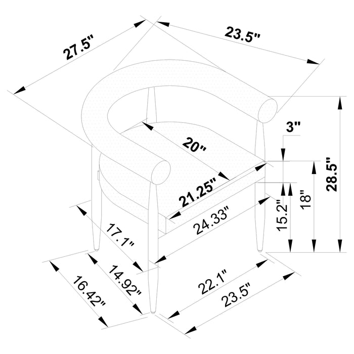 Edson 5 Pc Dining Set - Orbit Furniture (Richmond,BC)