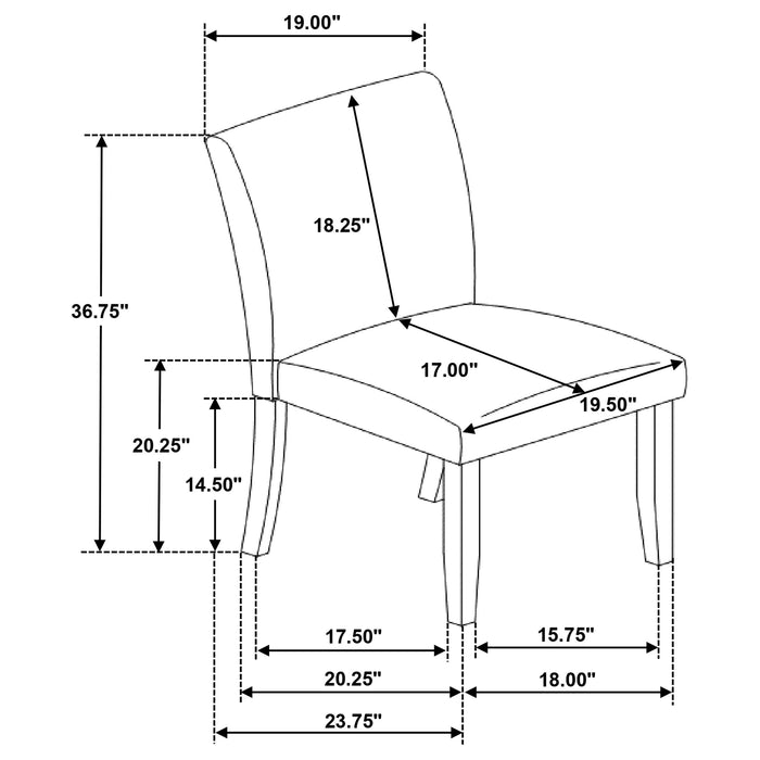 Cantley Side Chairs - Orbit Furniture (Richmond,BC)