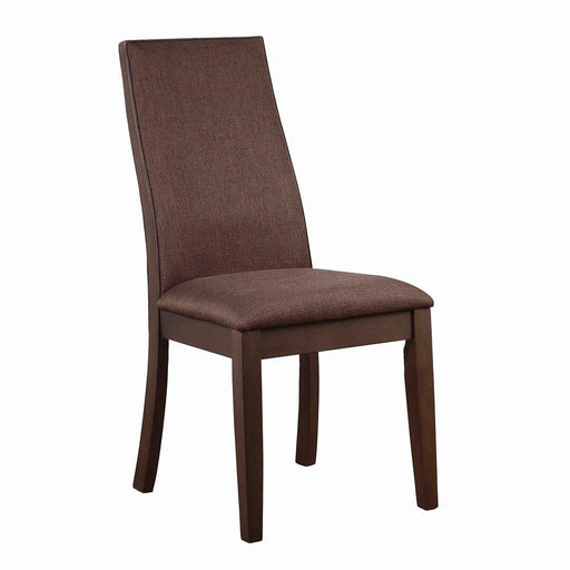Spring Creek Upholstered Side Chairs Rich Cocoa Brown (Set of 2) - Orbit Furniture (Richmond,BC)