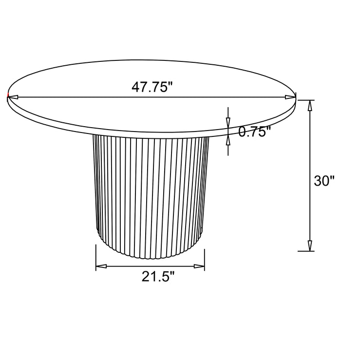 Bradbury Dining Table - Orbit Furniture (Richmond,BC)