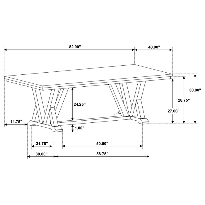 Cornelia 5 Pc Dining Set - Orbit Furniture (Richmond,BC)