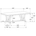 Cornelia 5 Pc Dining Set - Orbit Furniture (Richmond,BC)