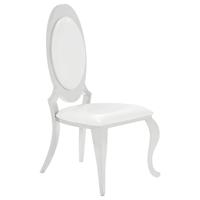 Antoine Rectangular Glass Top Dining Set Chrome - Orbit Furniture (Richmond,BC)