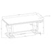 Antoine Rectangular Glass Top Dining Set Chrome - Orbit Furniture (Richmond,BC)