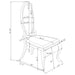 Antoine Rectangular Glass Top Dining Set Chrome - Orbit Furniture (Richmond,BC)