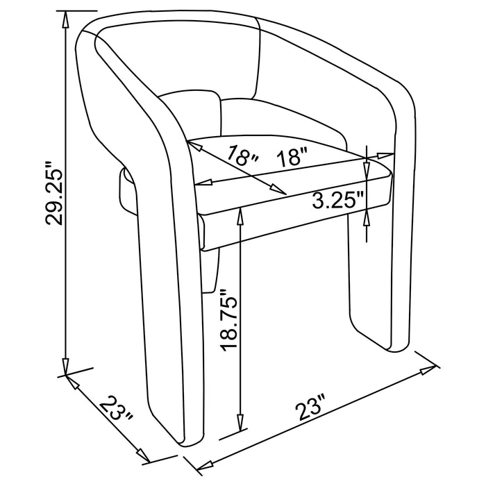 Eudora Arm Chair - Orbit Furniture (Richmond,BC)