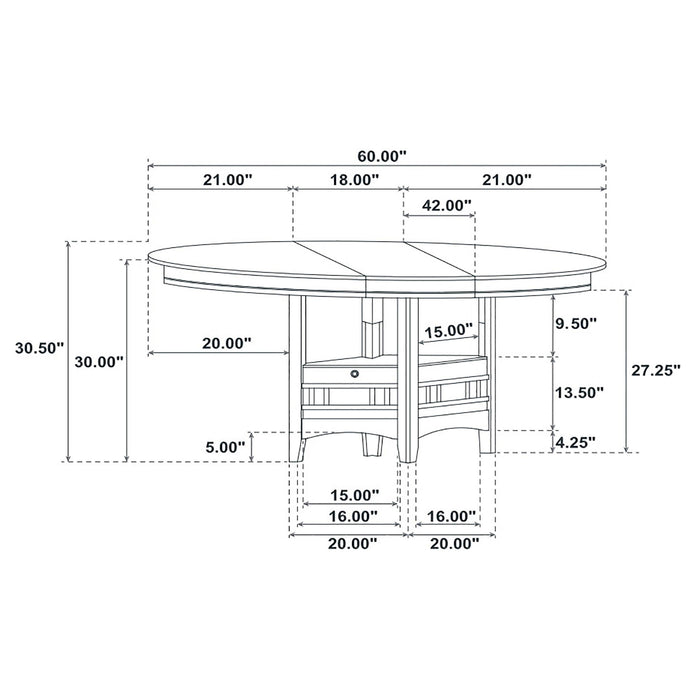 Lavon 5 Pc Dining Sets - Orbit Furniture (Richmond,BC)