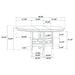 Lavon 5 Pc Dining Sets - Orbit Furniture (Richmond,BC)