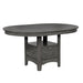 Lavon Dining Table with Storage Medium Grey - Orbit Furniture (Richmond,BC)