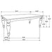Bridget 5 Pc Dining Set - Orbit Furniture (Richmond,BC)