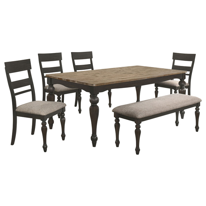 Bridget 6 Pc Dining Set - Orbit Furniture (Richmond,BC)