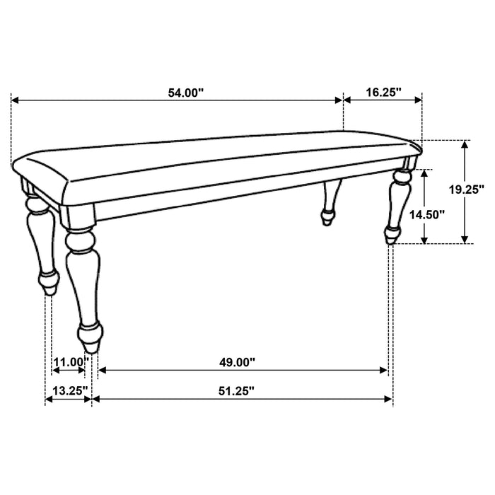 Bridget Bench - Orbit Furniture (Richmond,BC)
