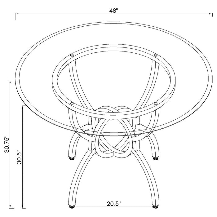 Aviano 5 Pc Dining Sets - Orbit Furniture (Richmond,BC)