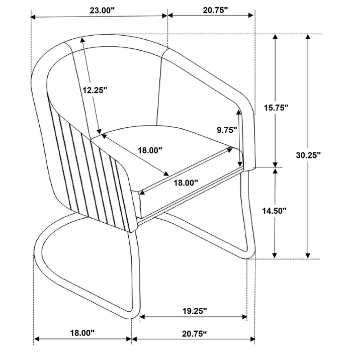 Aviano 5 Pc Dining Sets - Orbit Furniture (Richmond,BC)